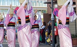 銀座通りの阿波踊り！